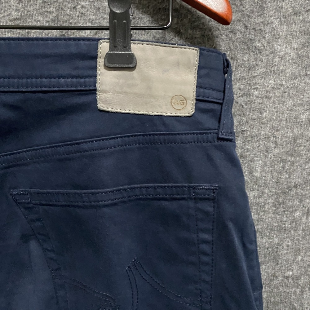 AG Adriano Goldschmied Everett‎ Jeans Mens 34x32 (34x27) Navy Blue Slim Straight - Picture 8 of 11